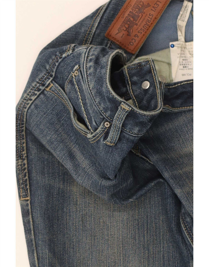Levi's Womens Slim Jeans W28 L31 Blue Cotton