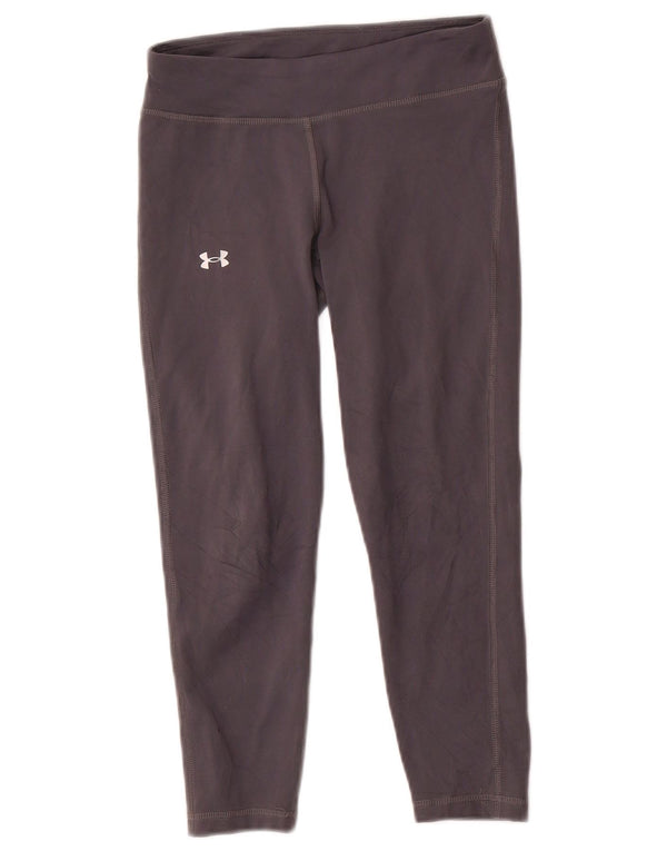 Under Armour Womens Capri Leggings UK 8 Small Grey