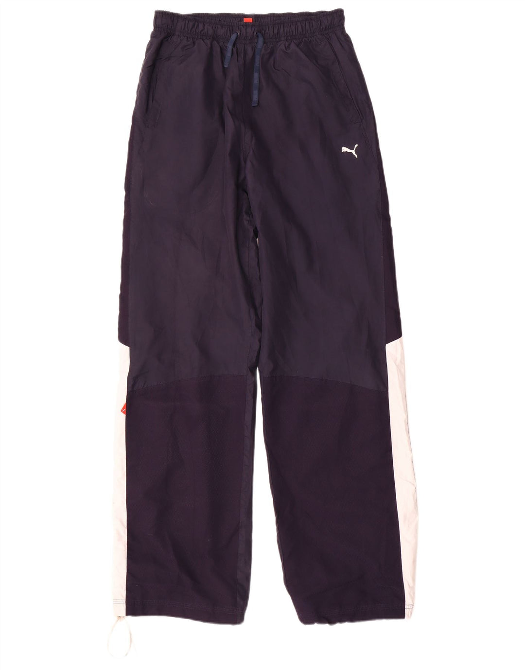 Puma Mens Tracksuit Trousers Medium Navy Blue Colourblock