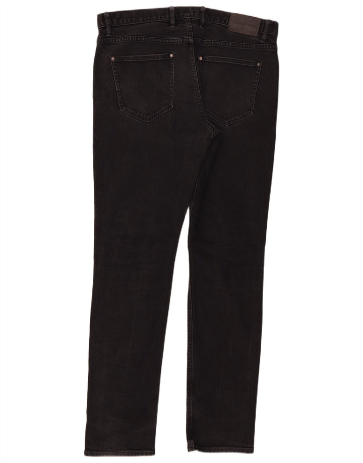 Michael Kors Mens Slim Jeans W34 L32 Black Cotton