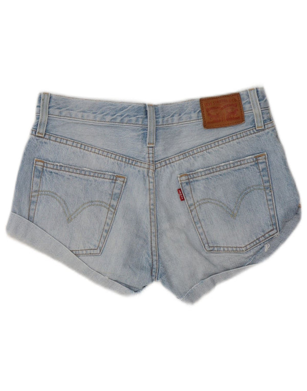 Levi's Womens Distressed Denim Shorts W24 XS Blue Cotton