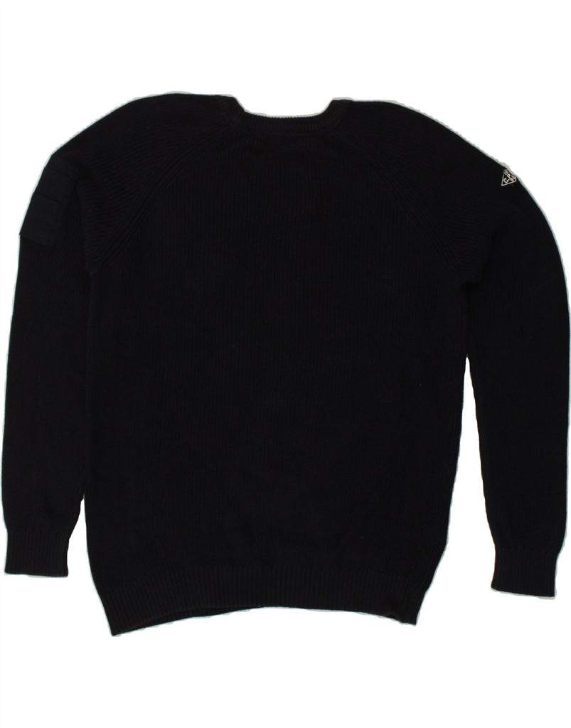 JACK & JONES Mens Graphic Crew Neck Jumper Sweater XL Navy Blue | Vintage Jack & Jones | Thrift | Second-Hand Jack & Jones | Used Clothing | Messina Hembry 