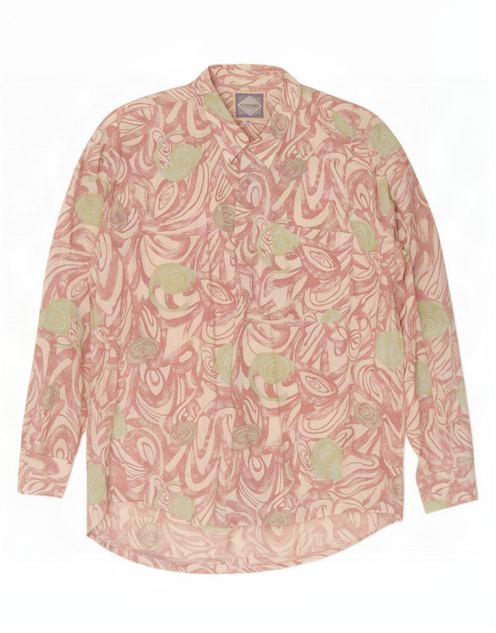 Kantaros Mens Abstract Pattern Shirt XL Multicoloured