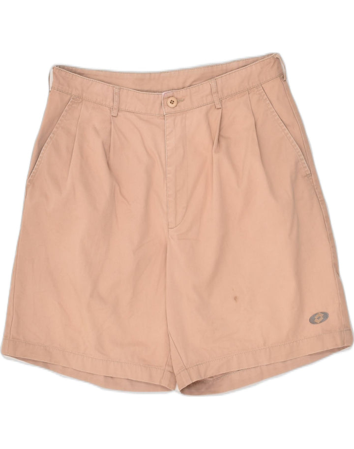LOTTO Womens Pegged Chino Shorts UK 12 Medium W32 Pink Cotton | Vintage Lotto | Thrift | Second-Hand Lotto | Used Clothing | Messina Hembry 