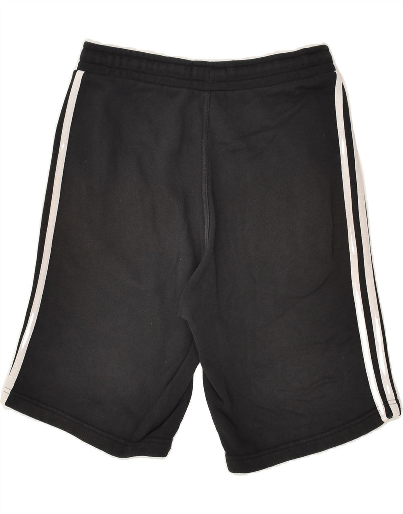 ADIDAS Mens Sport Shorts Small Black Cotton | Vintage Adidas | Thrift | Second-Hand Adidas | Used Clothing | Messina Hembry 