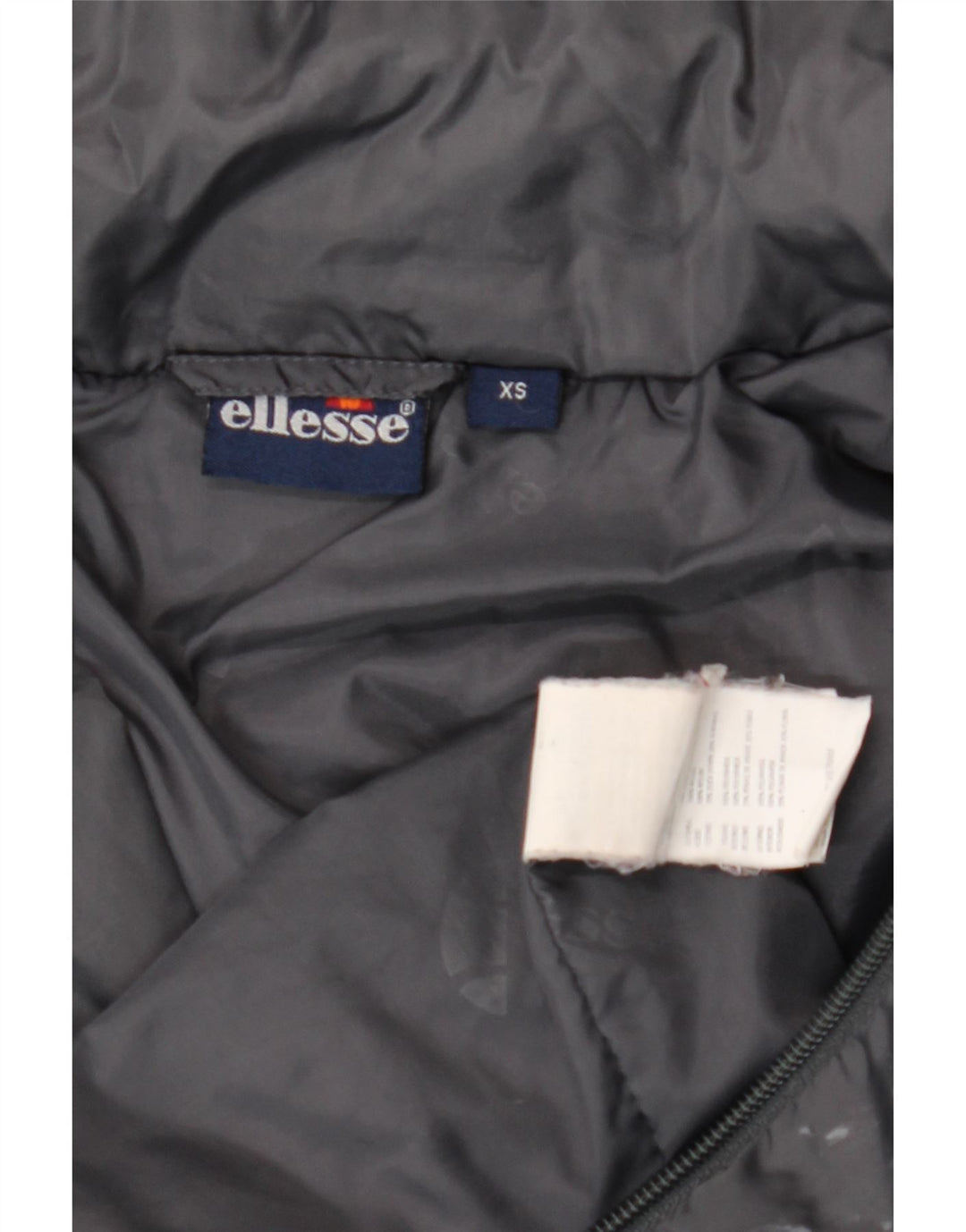 Ellesse Womens Hooded Oversized Padded Coat UK 6 XS Grey Nylon