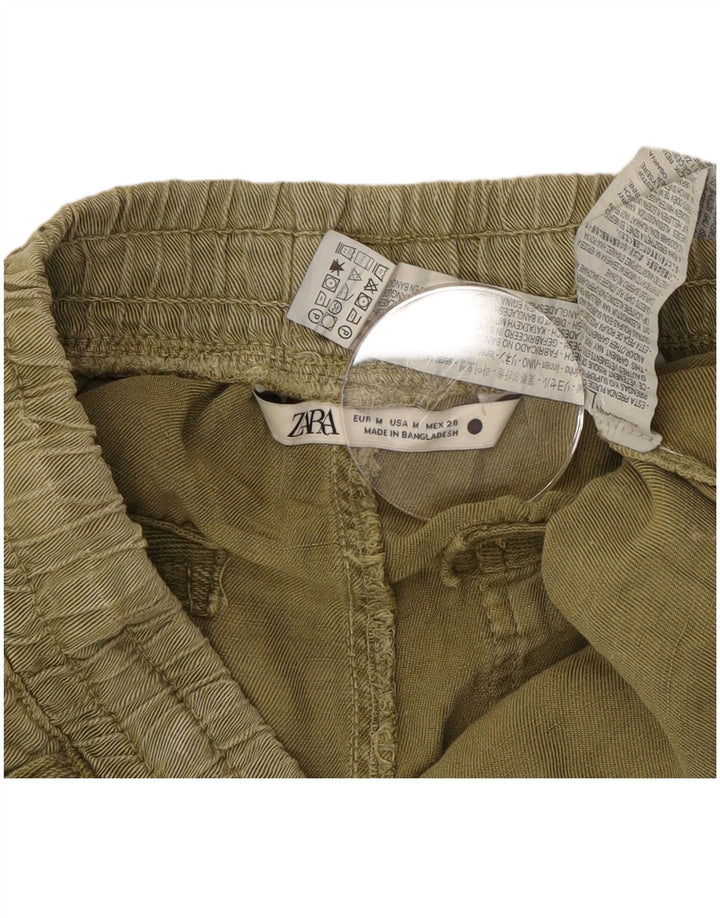 Zara Womens Joggers Casual Trousers Medium W28 L26 Khaki