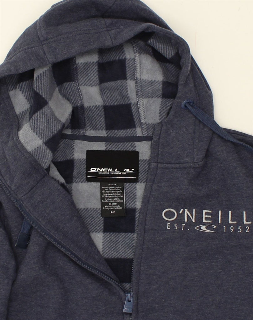 O'NEILL Mens Zip Hoodie Sweater Small Navy Blue Polyester | Vintage O'Neill | Thrift | Second-Hand O'Neill | Used Clothing | Messina Hembry 