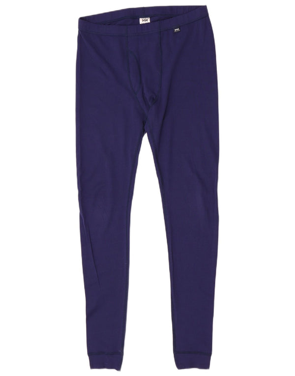 Helly Hansen Mens Joggers Leggings Large Purple Polyester