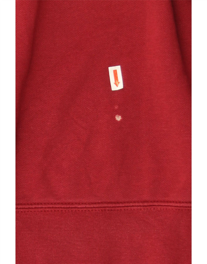Nike Mens Sweatshirt Jumper Large Red Cotton
