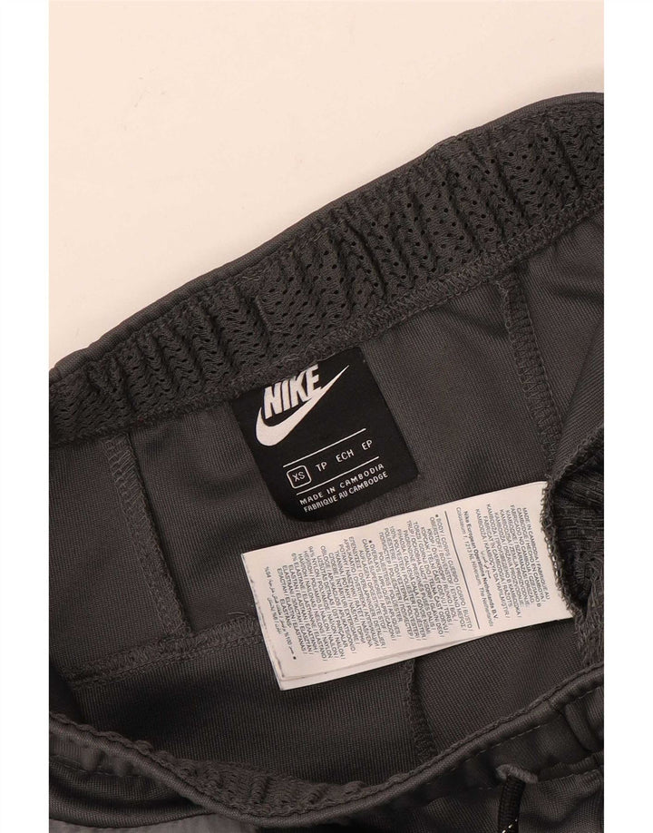 Nike Mens Graphic Tracksuit Trousers Joggers XS  Grey Colourblock Polyester