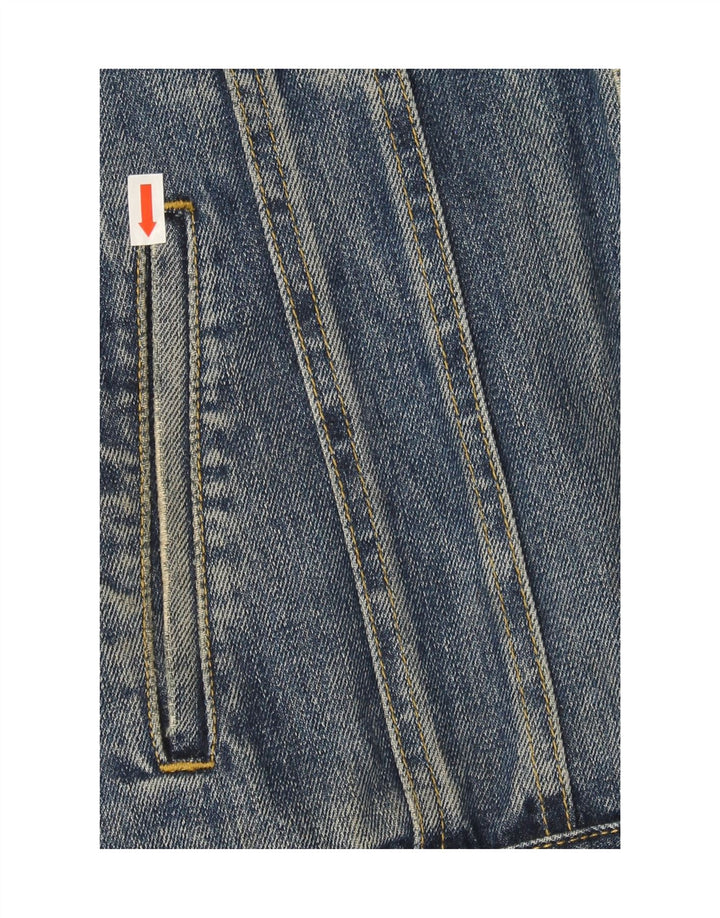 LEE Mens Denim Jacket UK 40 Large Blue Cotton