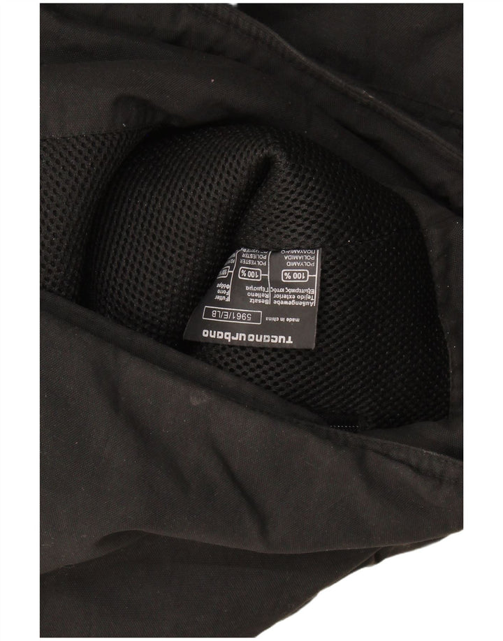 Tucano Urbano Mens Utility Jacket UK 42 XL Black Polyamide