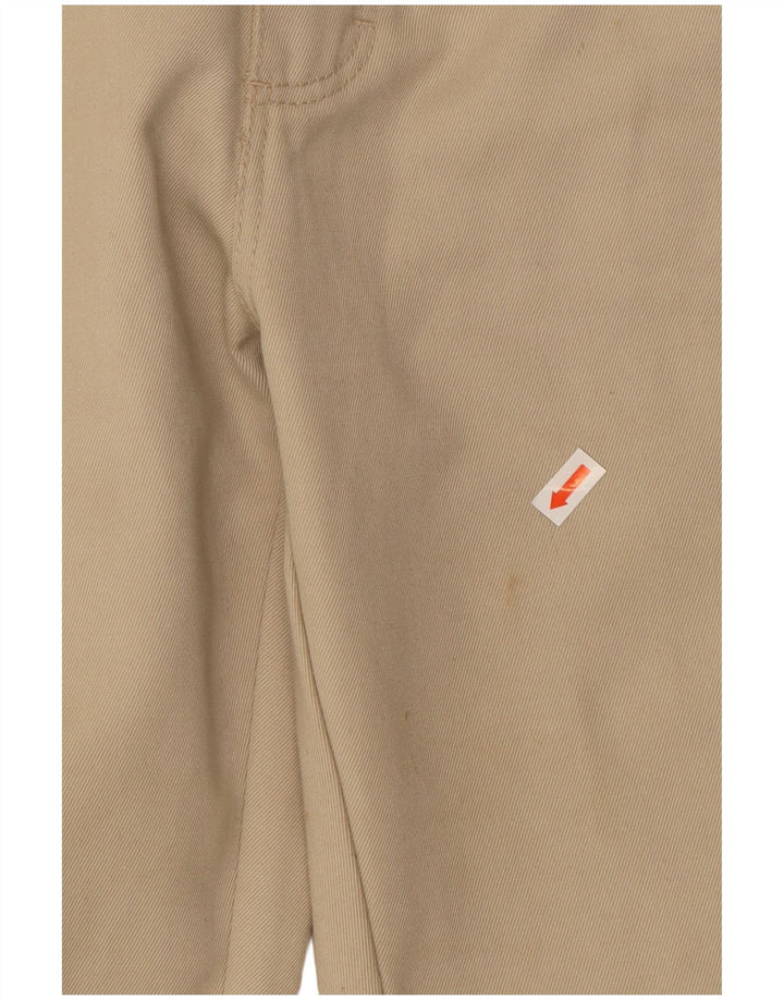 WRANGLER Womens Bootcut Casual Trousers W26 L32 Beige Cotton