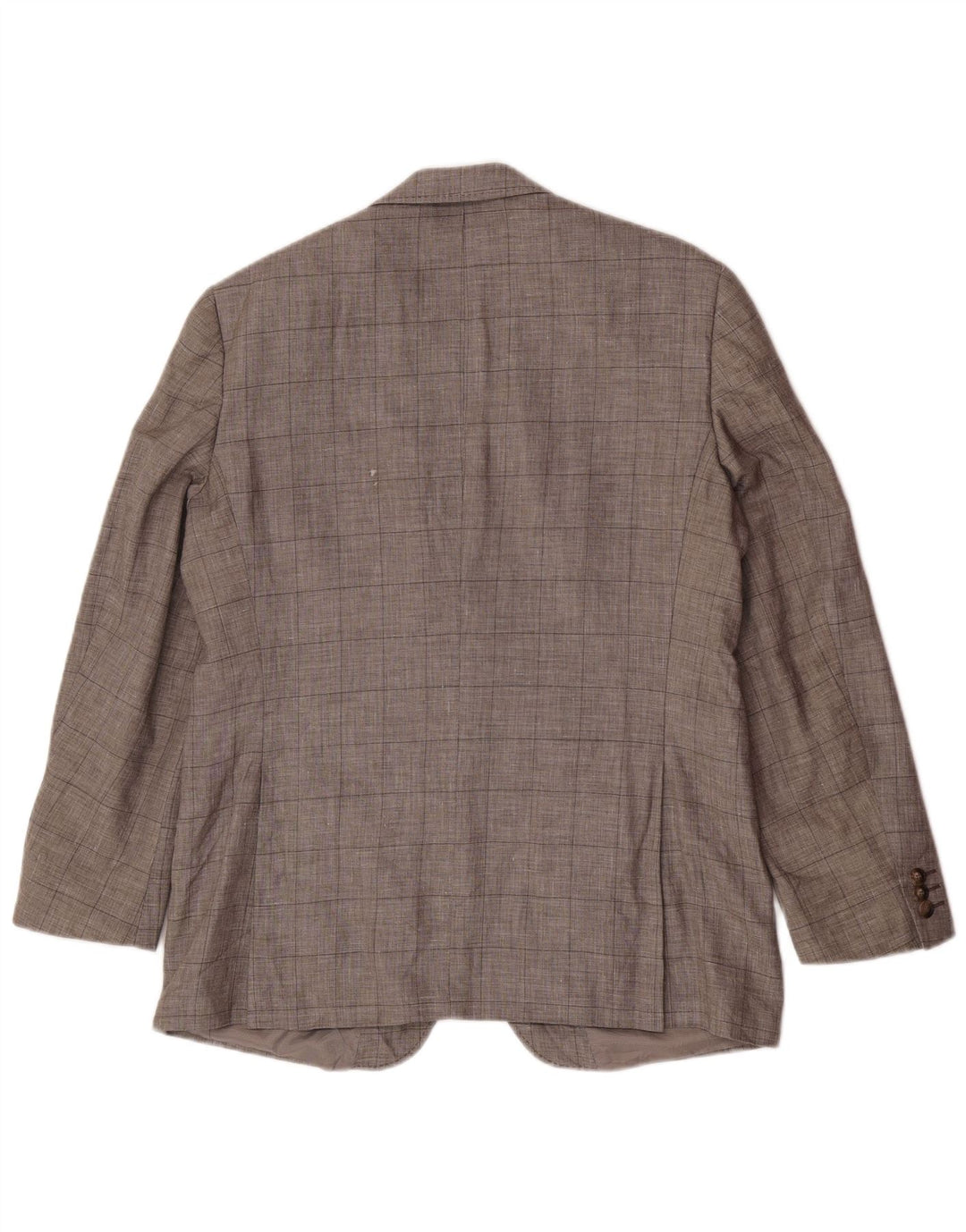 Marks & Spencer Mens Tailored Fit Blazer Jacket UK 42 Large Grey Check