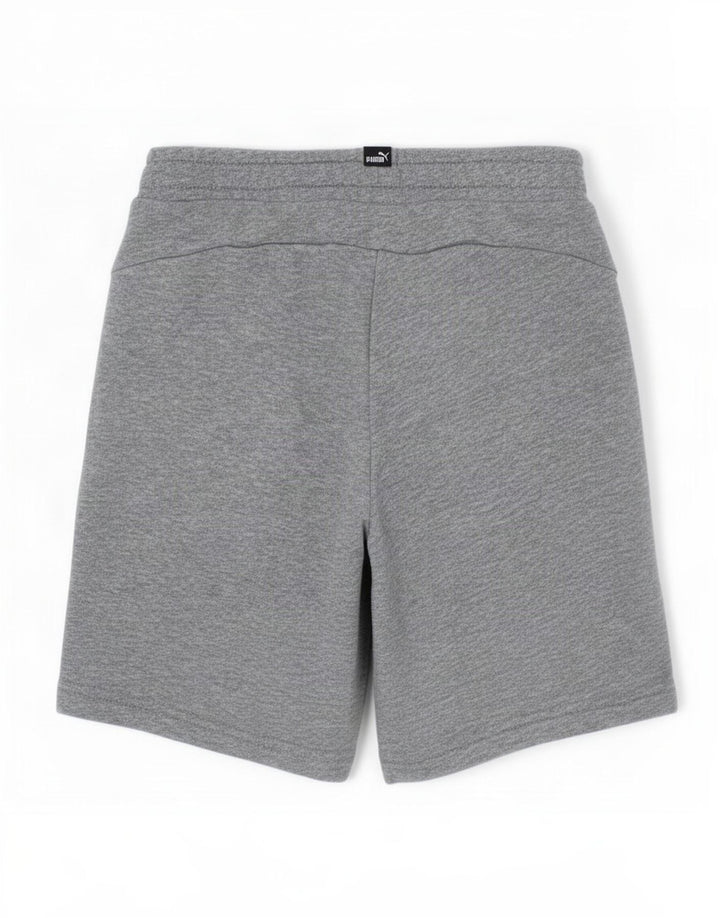 Puma Boys Sport Shorts 7-8 Years Grey Flecked Cotton