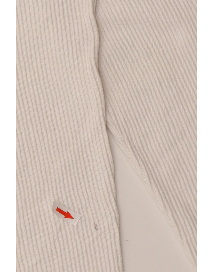 Zara Mens Top Long Sleeve Medium White Cotton