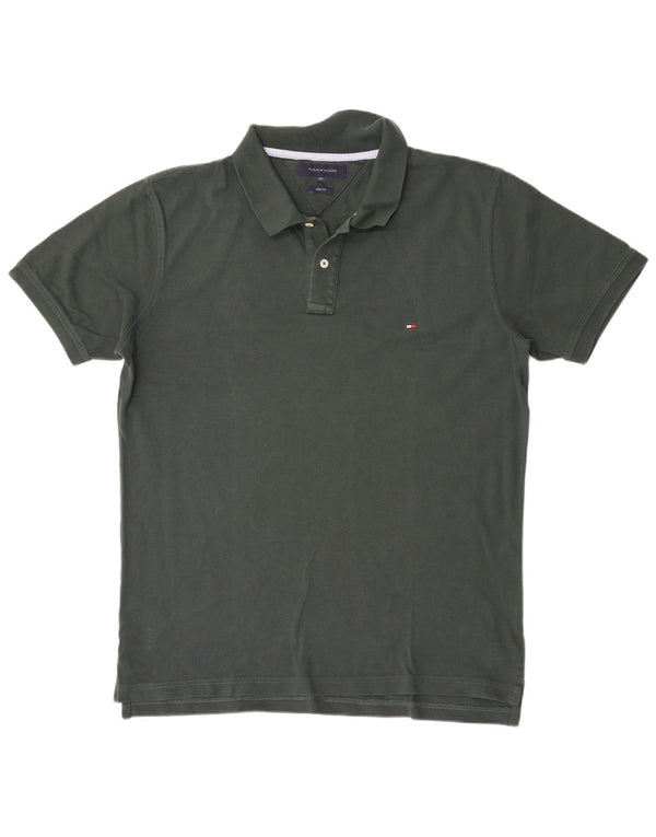 Tommy Hilfiger Mens Slim Fit Polo Shirt 2XL Green