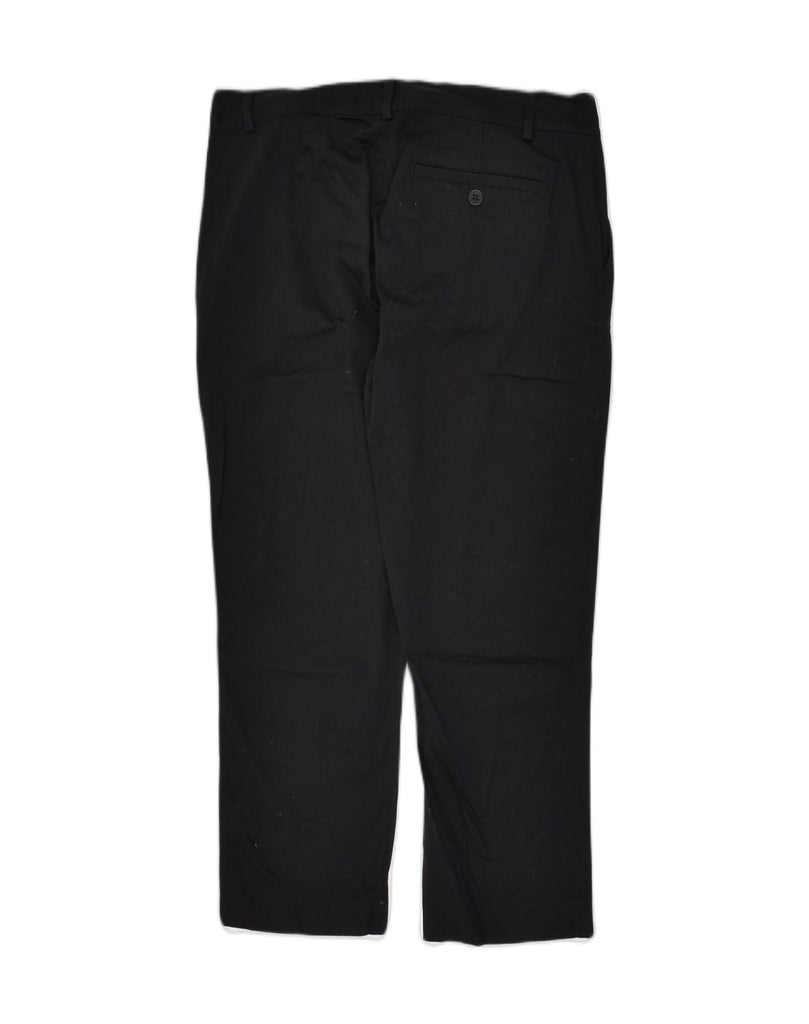 RALPH LAUREN Womens Capri Slim Chino Trousers US 8 Medium W30 L23 Black | Vintage Ralph Lauren | Thrift | Second-Hand Ralph Lauren | Used Clothing | Messina Hembry 