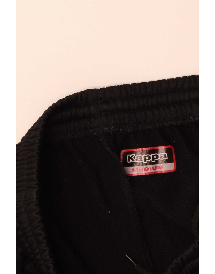 Kappa Mens Tracksuit Trousers Medium Black Polyester