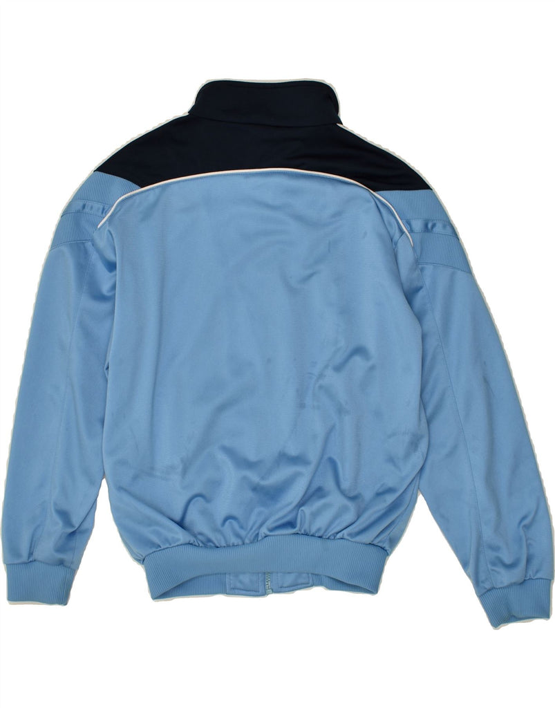 ADIDAS Boys Tracksuit Top Jacket 11-12 Years Blue Colourblock Polyester | Vintage Adidas | Thrift | Second-Hand Adidas | Used Clothing | Messina Hembry 