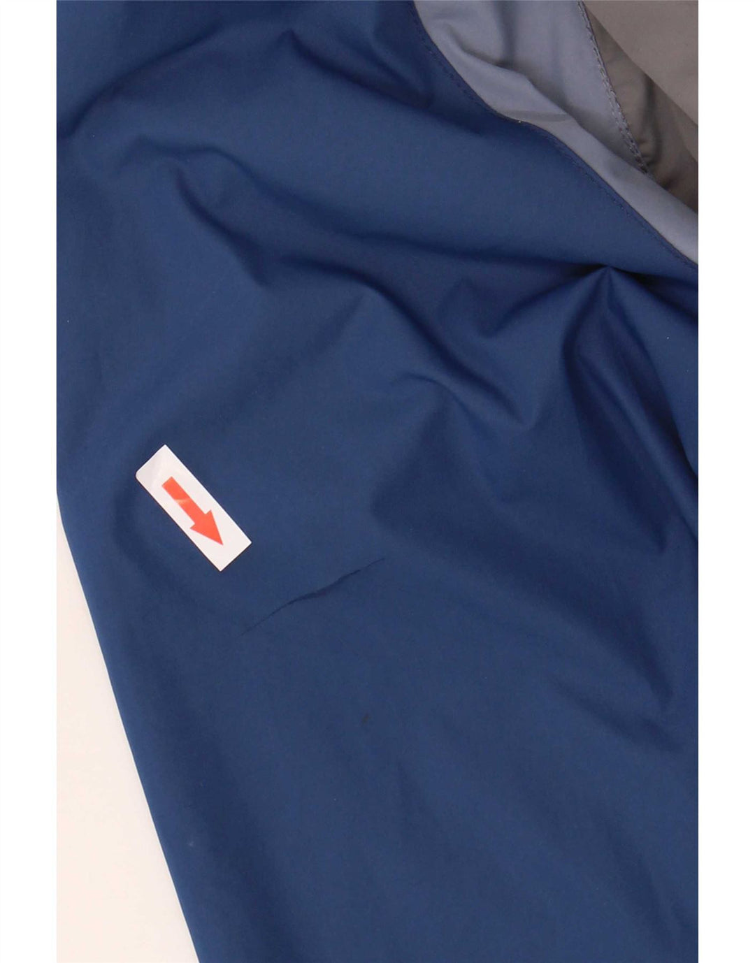 Fat Face Mens Hooded Rain Jacket UK 42 XL Grey Colourblock Polyester