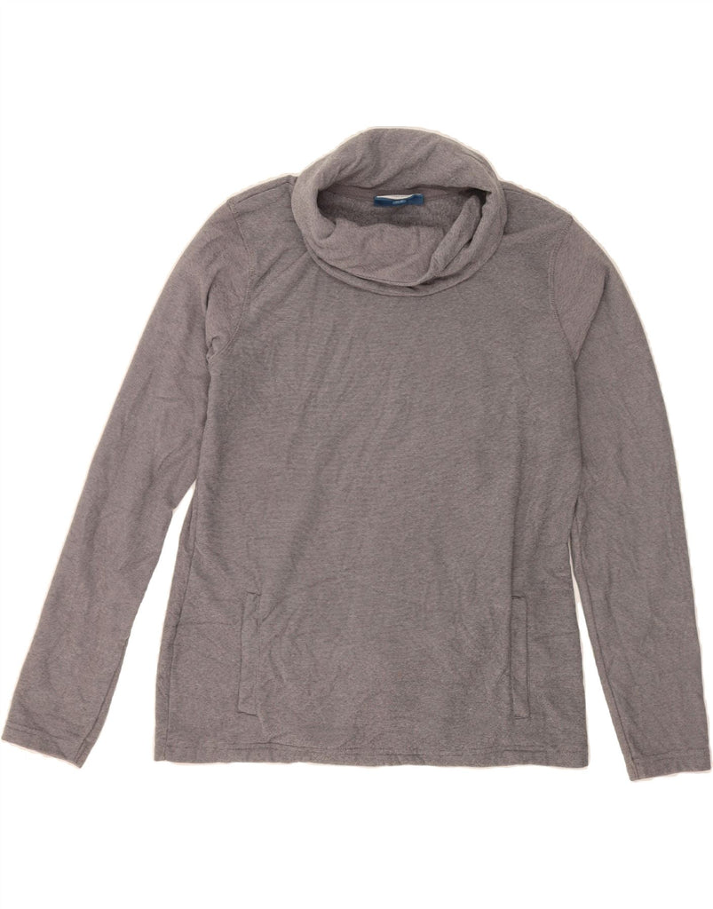 MOUNTAIN WAREHOUSE Womens Roll Neck Jumper Sweater UK 12 Medium  Grey Vintage Mountain Warehouse and Second-Hand Mountain Warehouse from Messina Hembry 