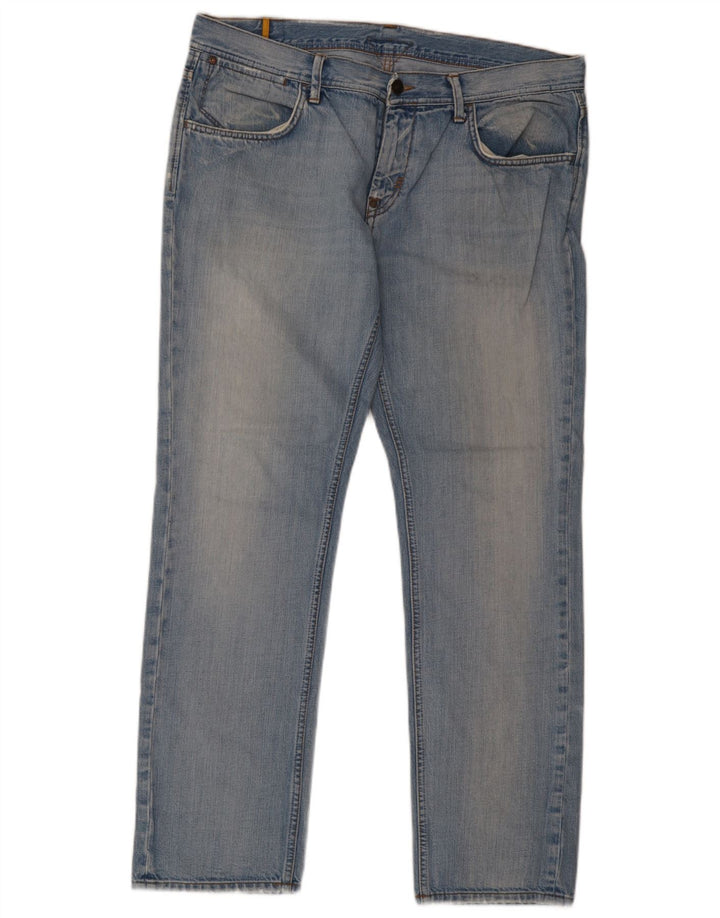Meltin' Pot Mens Slim Jeans W38 L32 Blue Cotton