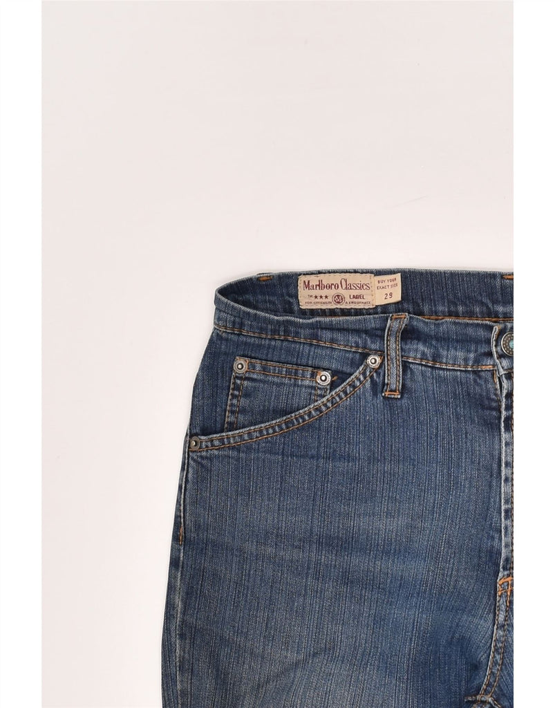 MARLBORO CLASSICS Womens Bootcut Jeans W29 L29  Blue Cotton | Vintage Marlboro Classics | Thrift | Second-Hand Marlboro Classics | Used Clothing | Messina Hembry 