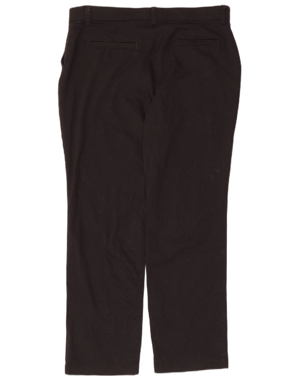 Lee Womens Straight Chino Trousers US 16 2XL W38 L29 Black Cotton