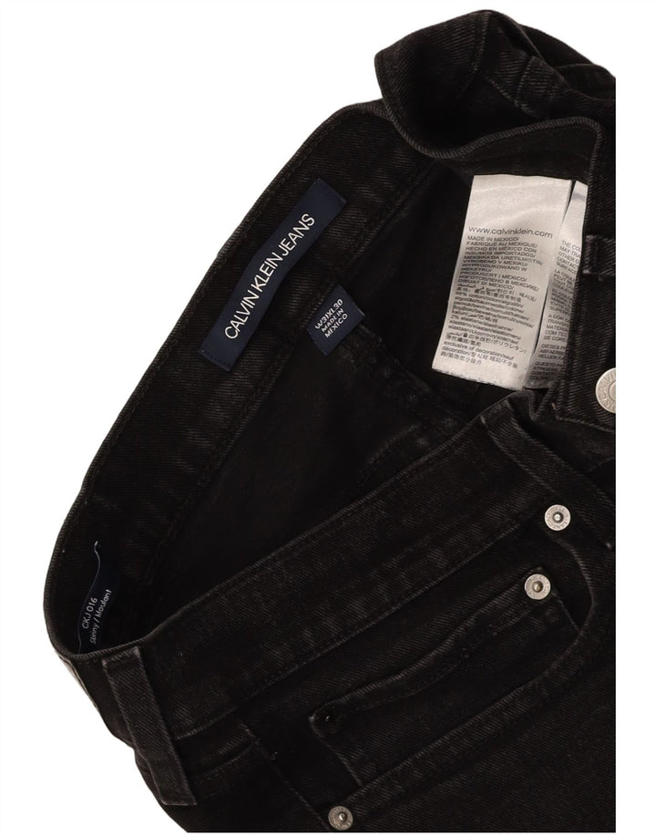 CALVIN KLEIN Mens Moulante Skinny Jeans W31 L30 Grey Cotton