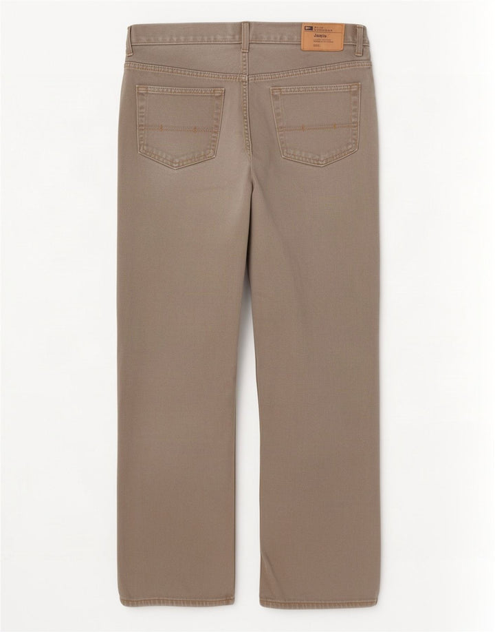 Marks & Spencer Mens Blue Harbour Straight Jeans W36 L29 Grey Cotton