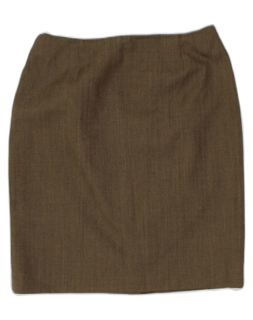 VINTAGE Womens Straight Skirt EU 38 Medium W28 Brown | Vintage Vintage | Thrift | Second-Hand Vintage | Used Clothing | Messina Hembry 