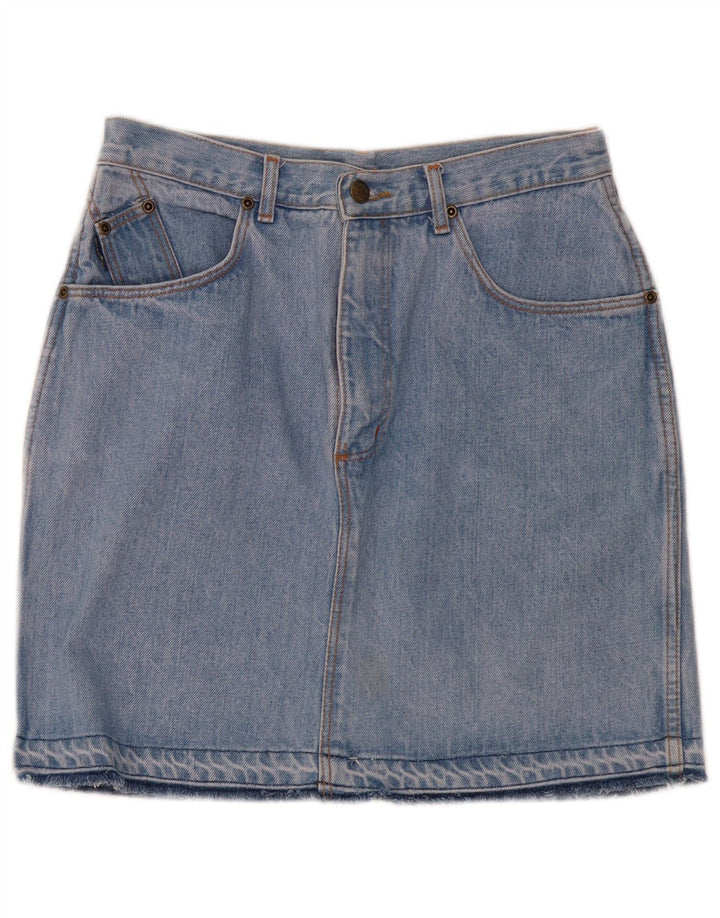 Wrangler Womens Mini Denim Skirt W30 Medium Blue