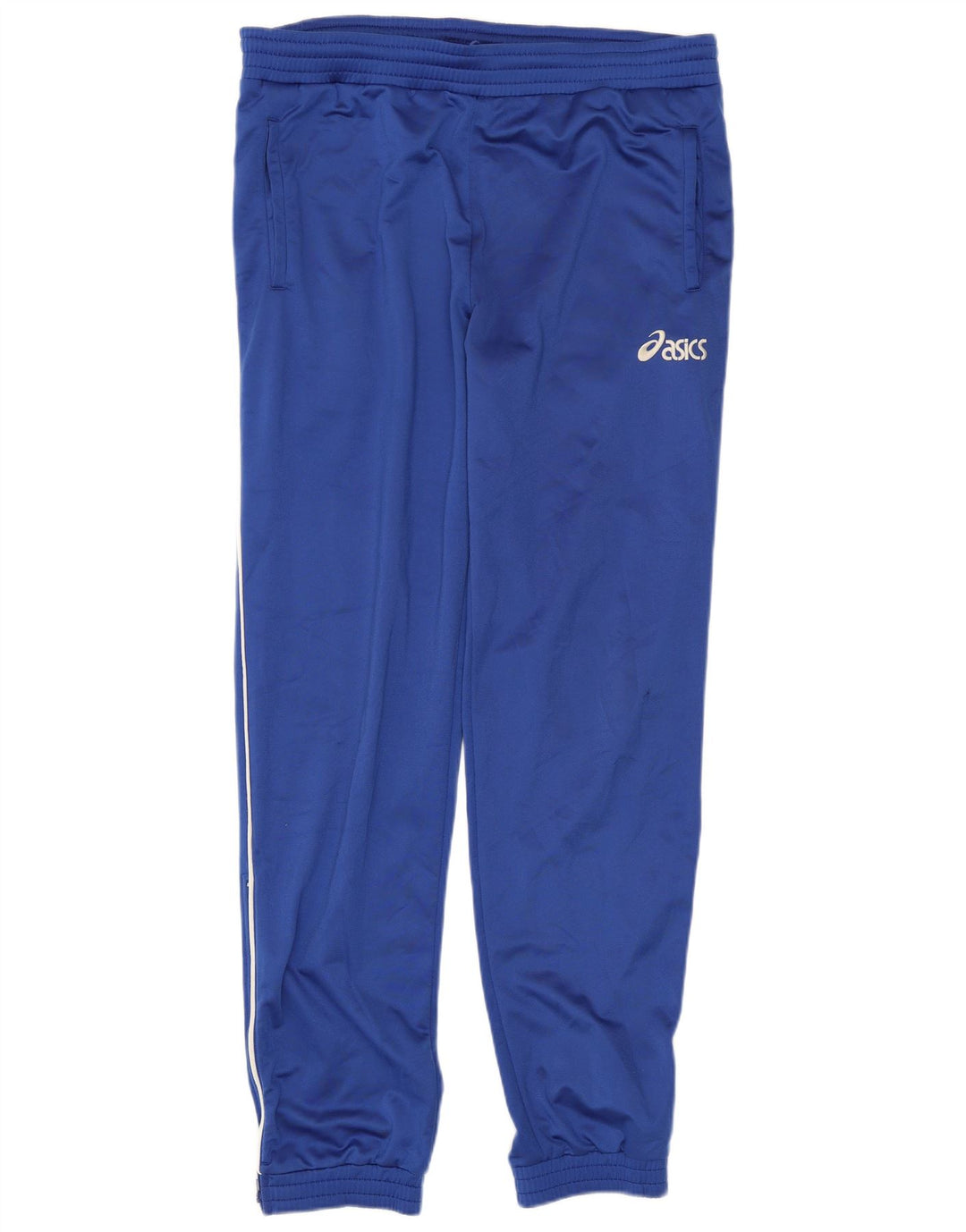 Asics Mens Tracksuit Trousers Joggers Small Blue Polyester