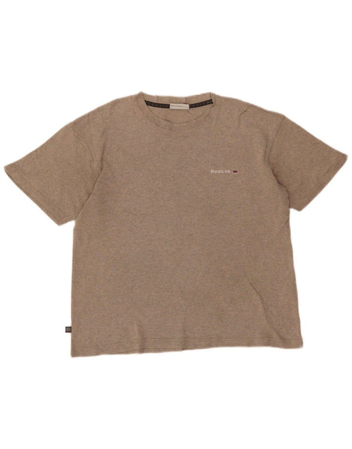 Reebok Mens T-Shirt Top XS Grey Cotton
