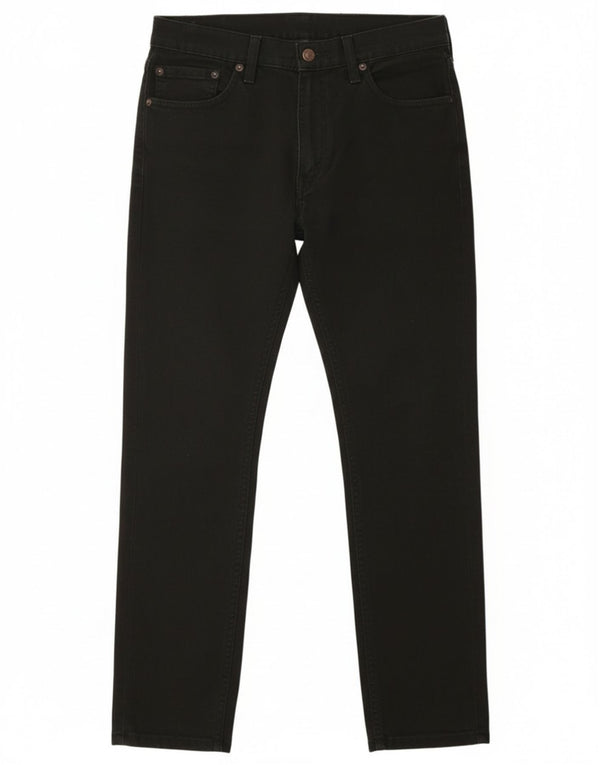 Levi's Mens Skinny Jeans W32 L27 Black Cotton