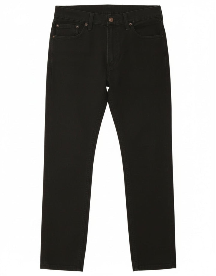 Levi's Mens Skinny Jeans W32 L27 Black Cotton