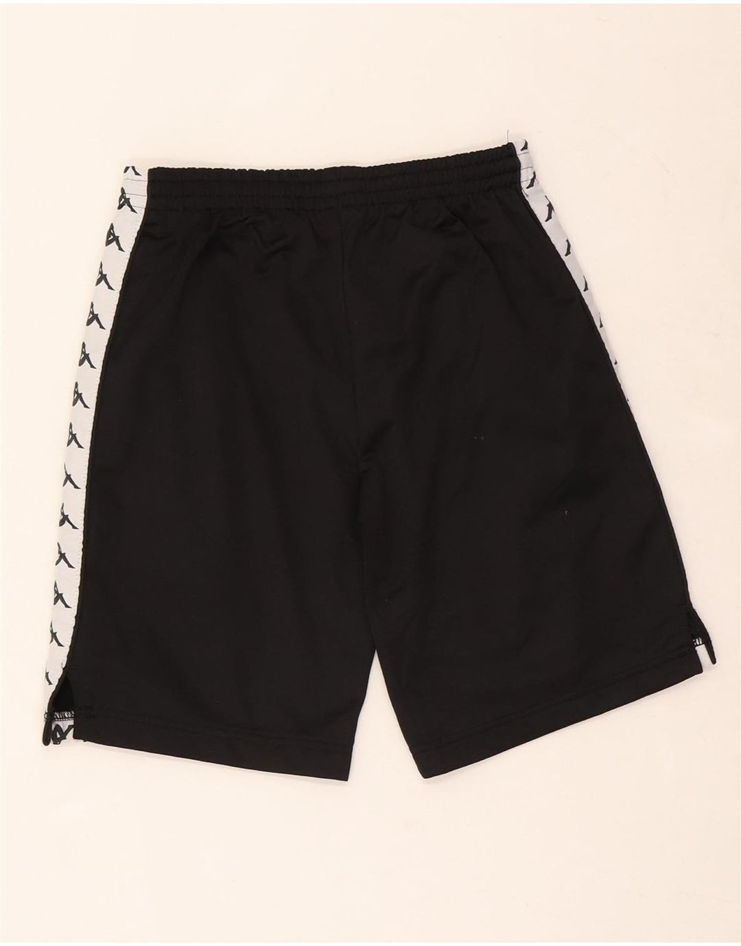 Kappa Boys Graphic Sport Shorts 9-10 Years  Black Colourblock Polyester