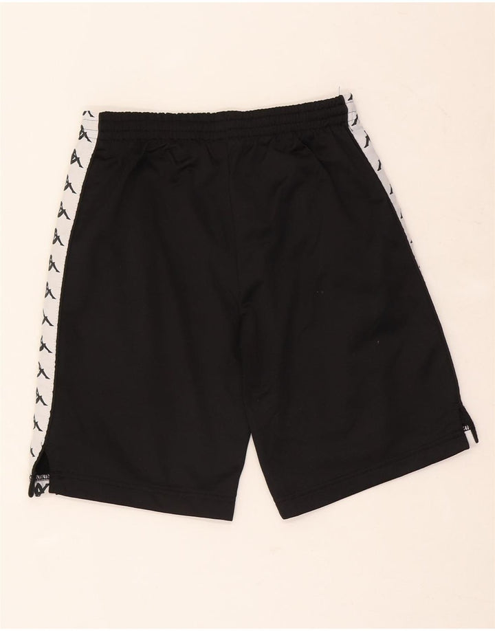 Kappa Boys Graphic Sport Shorts 9-10 Years  Black Colourblock Polyester