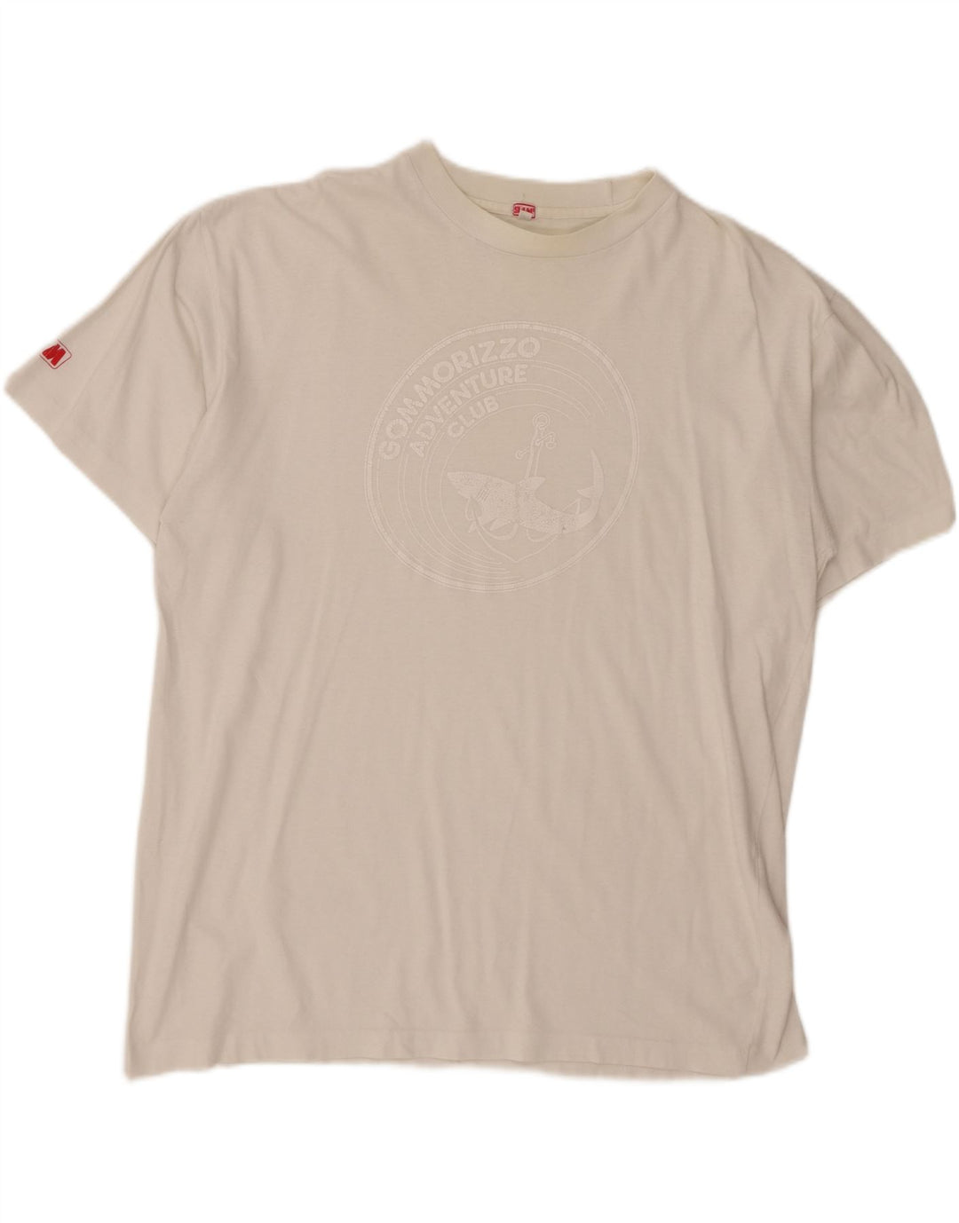 SLAM Mens Graphic T-Shirt Top 2XL White