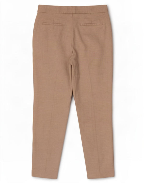 Zara Womens Tapered Chino Trousers EU 36 Small W26 L27 Beige Polyester