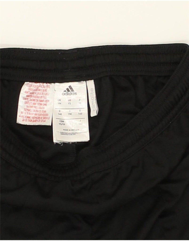 ADIDAS Boys Sport Shorts 9-10 Years Medium Black Polyester | Vintage Adidas | Thrift | Second-Hand Adidas | Used Clothing | Messina Hembry 