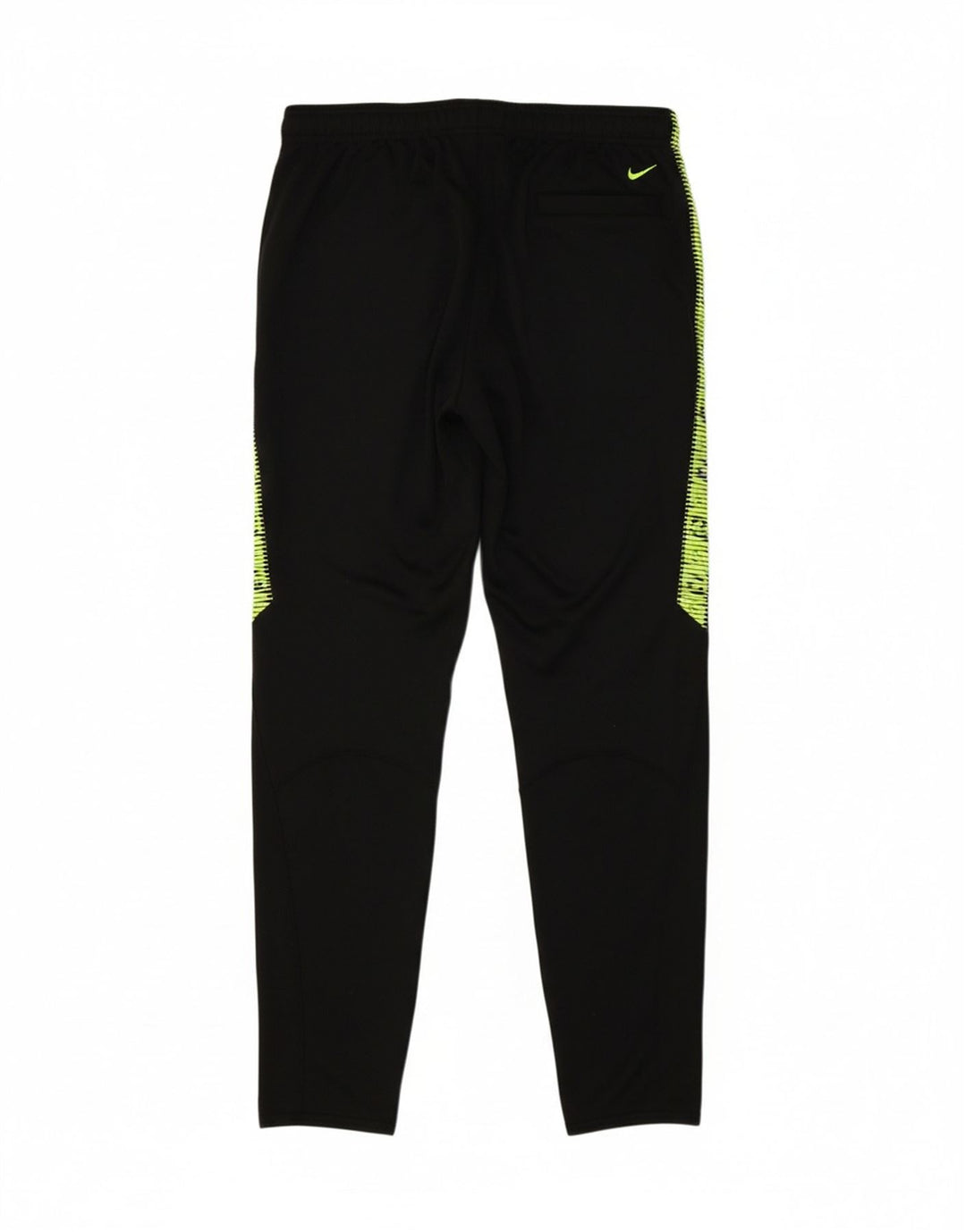 NIKE Womens Graphic Tracksuit Trousers UK 10 Small Black Polyester