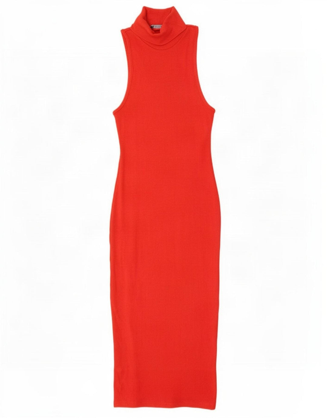 Zara Womens Sleeveless Bodycon Dress UK 8 Small Red