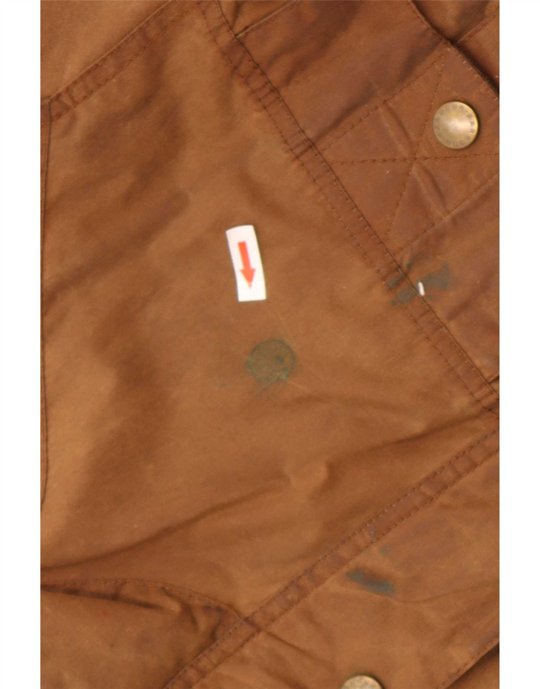 Barbour Mens Waxed Cotton Jacket UK 38 Medium Brown