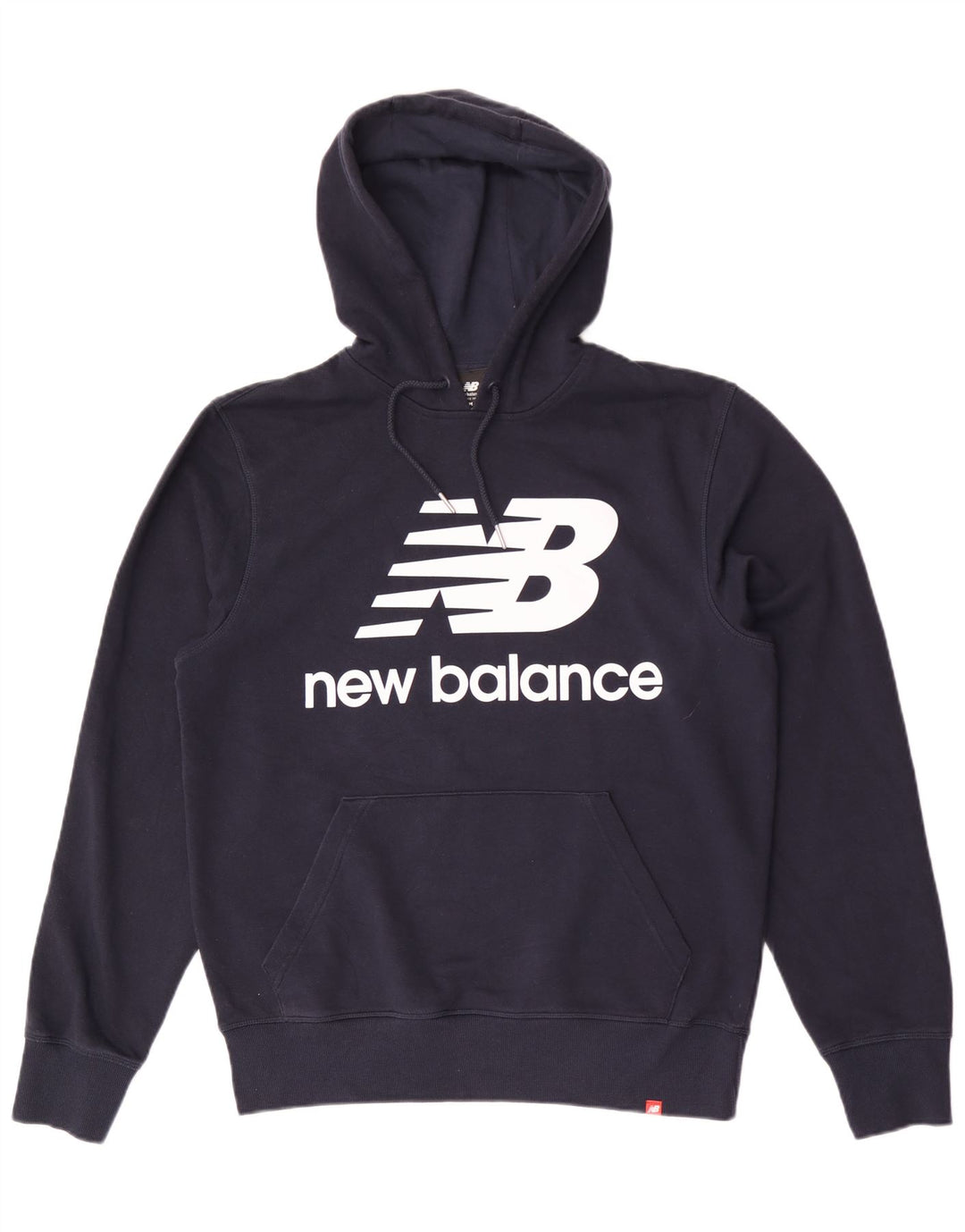 New Balance Mens Graphic Hoodie Jumper Medium Navy Blue