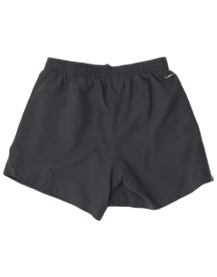 Adidas Mens Climalite Sport Shorts Medium Grey Polyester
