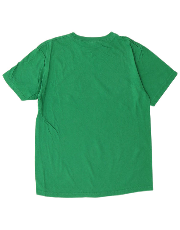 Quiksilver Boys Graphic T-Shirt Top 13-14 Years L;arge Green Cotton