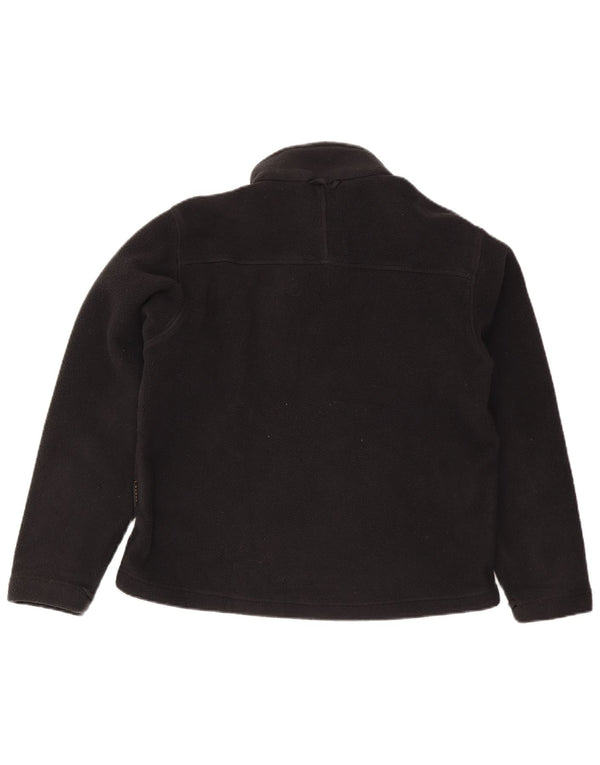 Jack Wolfskin Womens Liner Fleece Jacket UK 14 Large Black Polyester